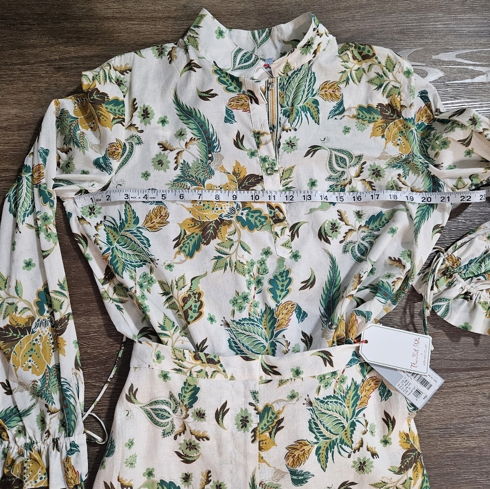 NWT Antonio Melanie Floral Pants  Matching Set Sz L - Picture 14 of 15